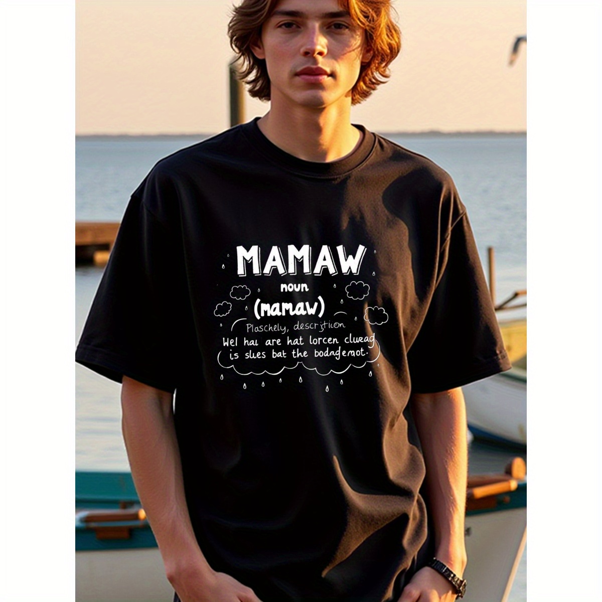 Black Tshirts, Mens Colored T-Shirts, Comical Mamaw Definition T-Shirts ...