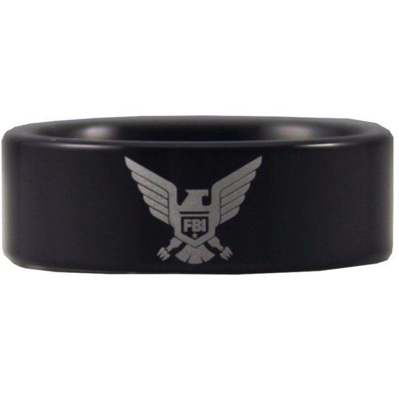 Black Tungsten FBI Ring