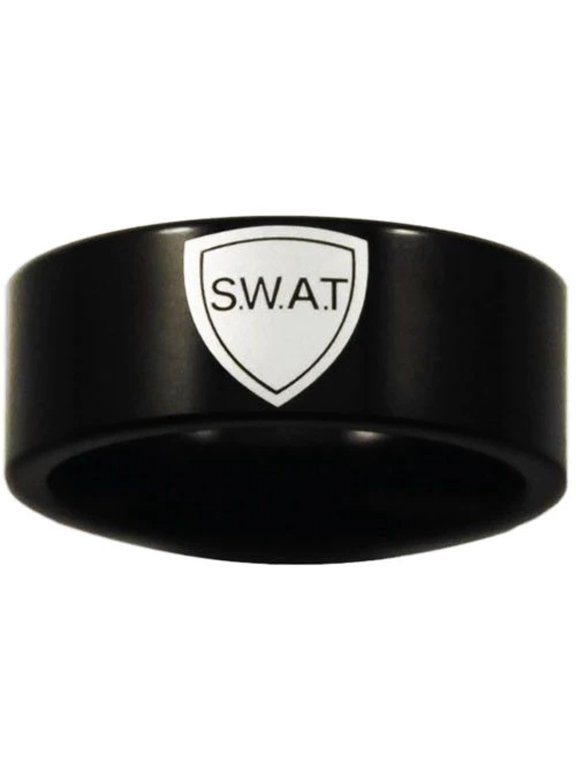 Black Tungsten SWAT Ring