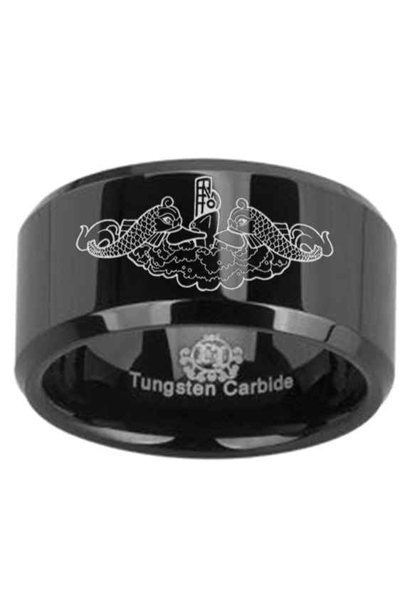 Black Tungsten Submariner Ring