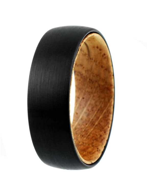 Band Brown Tungsten Wedding Rings Tungsten
