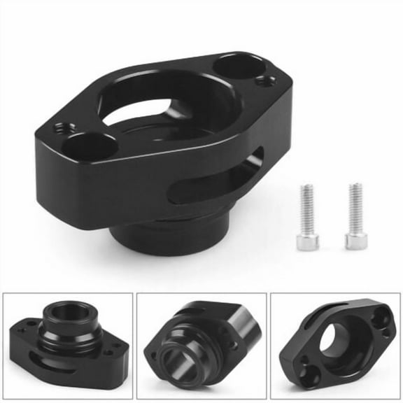 Black Turbo Blow Off Valve Adapter BOV For 2016+ Ford F-150 2.7L 3.5L Ecoboost