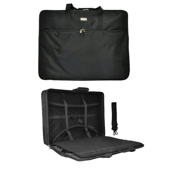 Black Tutto Embroidery Project Extra Large Bag