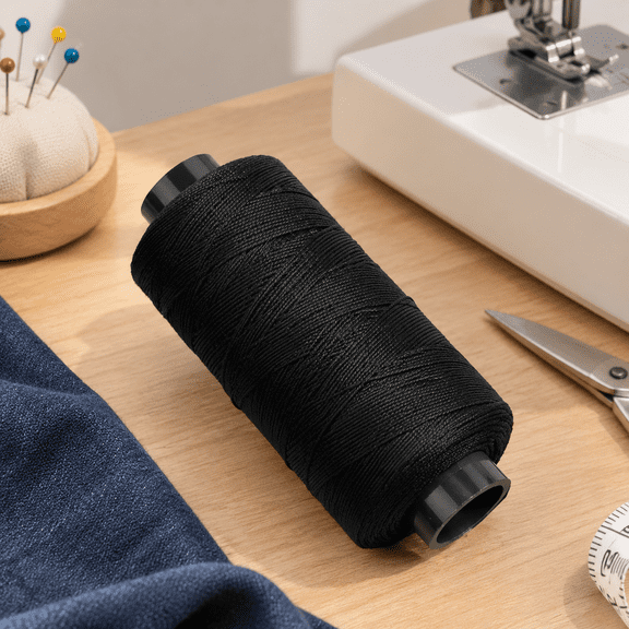 Black Twisted Nylon Line Twine String Cord for Gardening Marking DIY Projects Crafting Masonry, Tarps and Tie-Downs