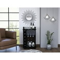 thumbnail image 1 of Glass Door Vegas Bar Cart - Protect Your Liquor from Dust, 1 of 6