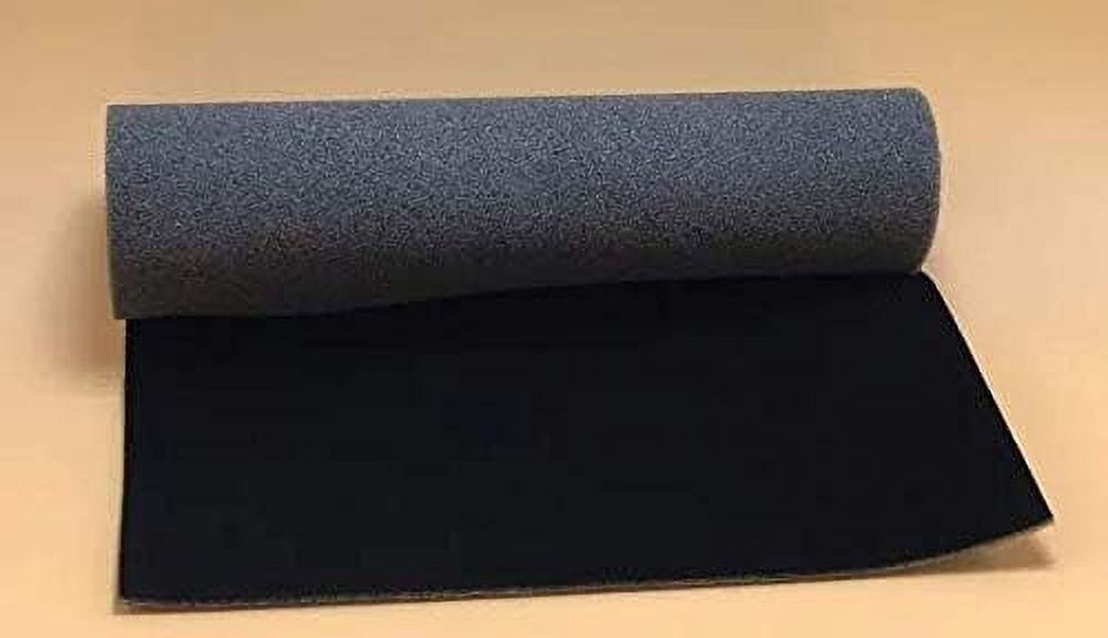 Black U Vel Flocked Foam 27" roll (25 Yards/roll)