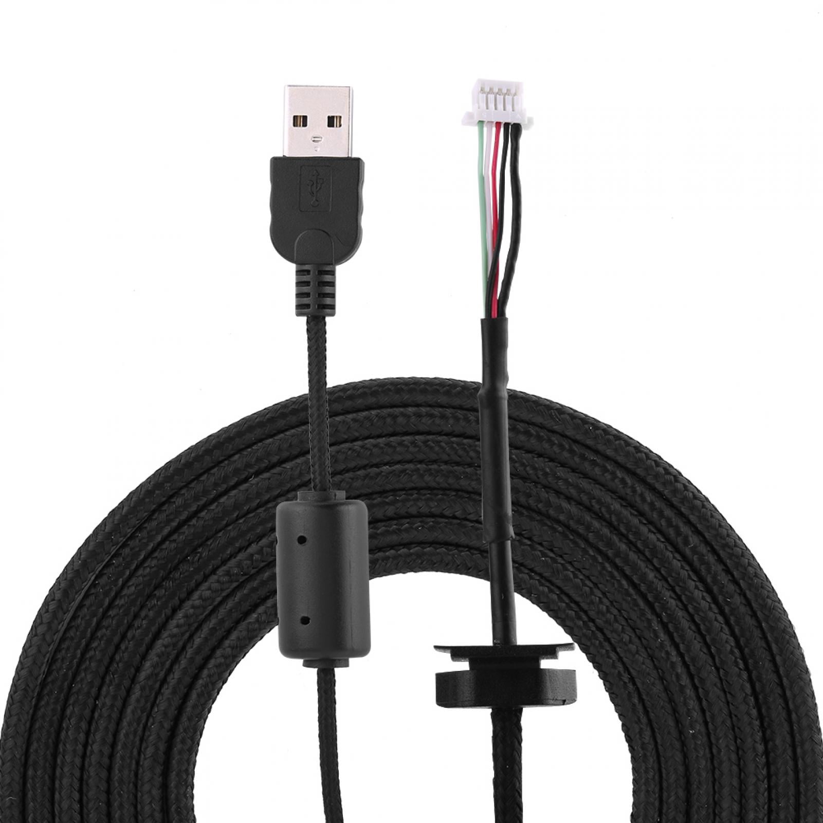 Black USB Mouse Cable Replacement - Walmart.com