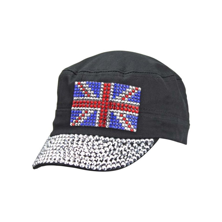 Black and White Hat with Colorful Studs LOCOMO Men Women Punk Rock Hip Hop Candy Rainbow Multi Color  main image 2