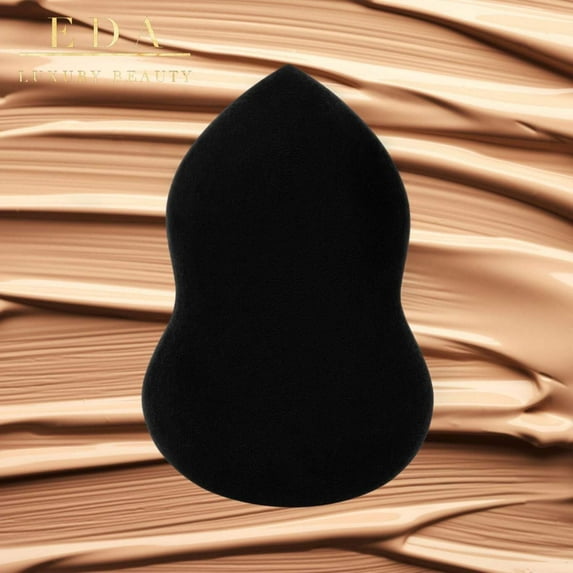 Black Beauty Sponge 100% Latex Free Ultra Soft Smooth Gourd Shape Makeup Blender