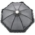 thumbnail image 1 of Black Umbrella with Ruffle 5" (Each), 1 of 3