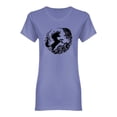 thumbnail image 1 of Black Unicorn Silhouette Design Shaped T-Shirt Women -Image by Shutterstock, Female Large, 1 of 2