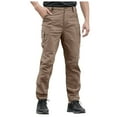 thumbnail image 1 of Black Uniform Pants For Men Light Weight Work Pants For Men Tactical Cargo Pants for Men Outdoor Waterproof Quick Dry Hiking Pants Baggy Ripstop Work Multi Pocket Overalls Pant, 1 of 7