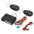 Black Universal Car Anti Theft System 4 Buttons Keyless Entry System