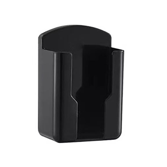 (Black) Universal Remote Controller Holder Phone Charging Bracket Air Conditioner Remote Controller Bracket Wall Shelf Mount Stand