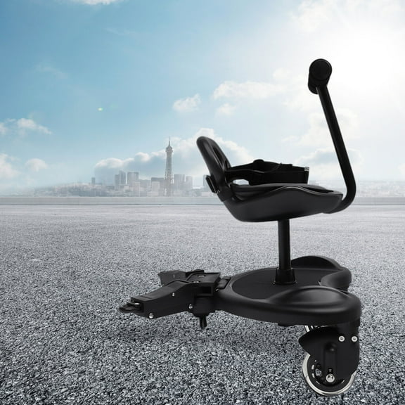 Black Universal Stroller Board, Child Rider Stroller Attachment, Stroller Standing Board Universal Stroller Board