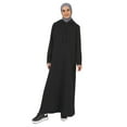 thumbnail image 1 of Black -  - Unlined - Modest Dress - Refka, 1 of 5