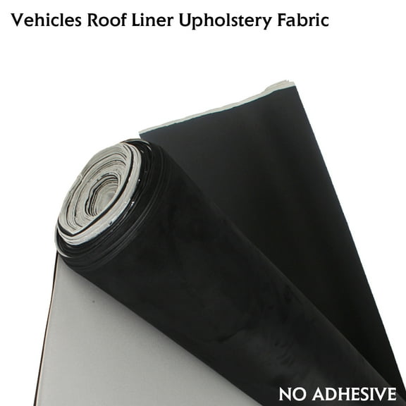 Black Upholstery Headliner Fabric Lining Cloth Sold by The Yard 36" x 60"