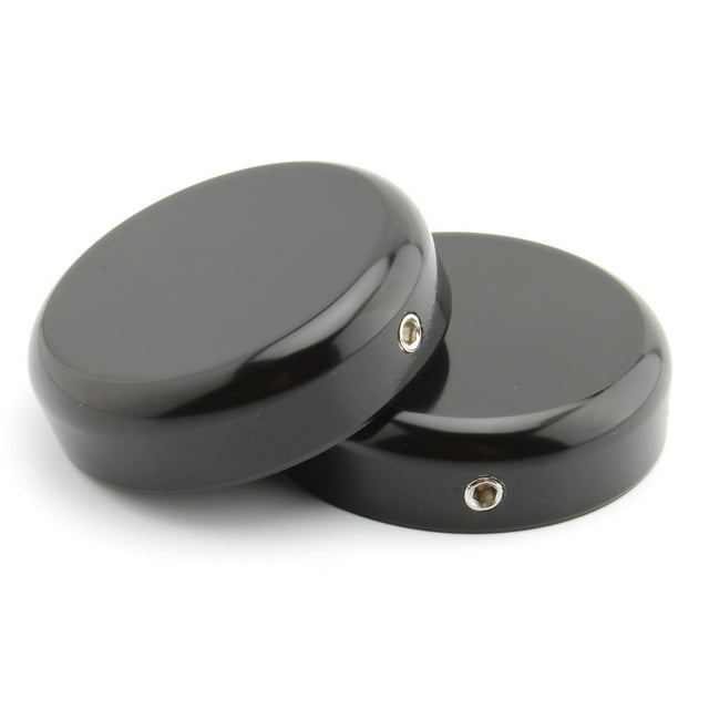 Black Upper Fork Stem Nut Cap Cover For Street Bob Breakout Dyna