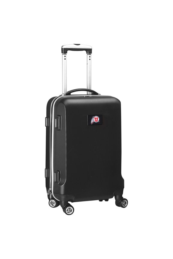 Black Utah Utes 20" 8-Wheel Hardcase Spinner Carry-On
