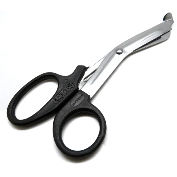 Black Utility Scissors 5.5" Multi-Purpose Diy Ems Emt Universal Shears Tools