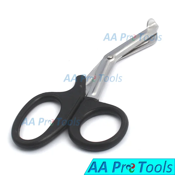 Black Utility Scissors 5.5" Multi-Purpose Diy Ems Emt Universal Shears Tools
