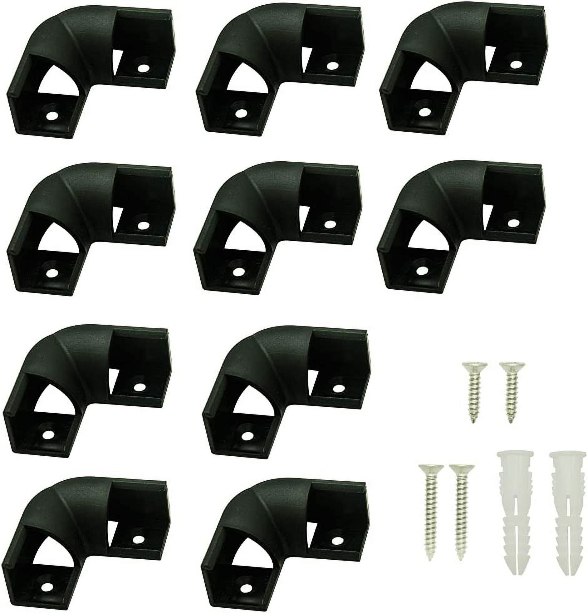 Aazon.co: Uzata 8Pack Black Corner Connector Kit For LED Channel L - View #6