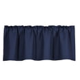 thumbnail image 1 of Black Valance, Valance, 55X175 In, Curtain Valance, Window Valance, Small Curtain, Privacy Curtain, Light Blocking, Navy Hue, Xl, 1 Pc, 1 of 3