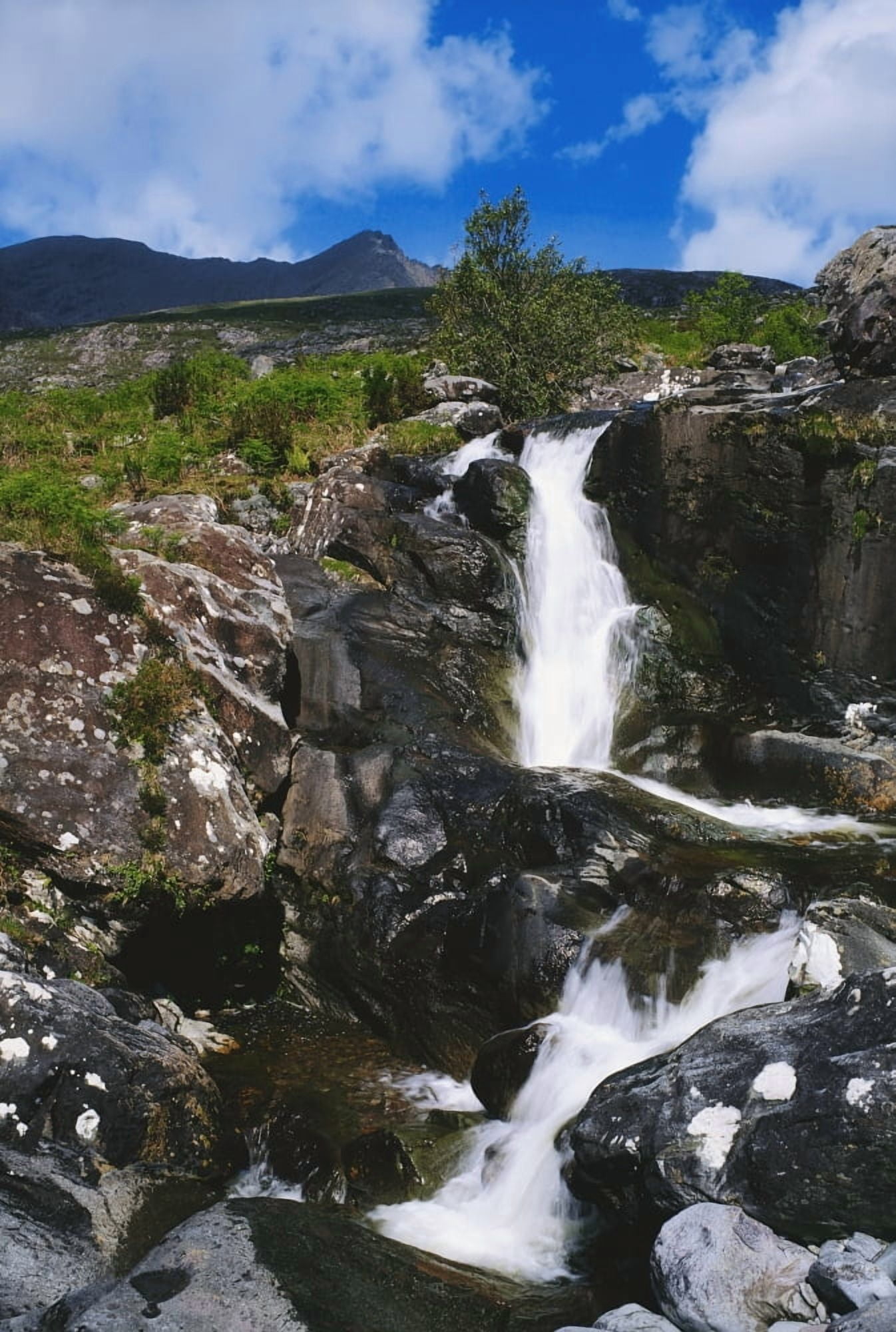 Black Valley Co Kerry Ireland Waterfall Through A Landscape Canvas Art - The Irish Image Collection Design Pics (24 x 38)