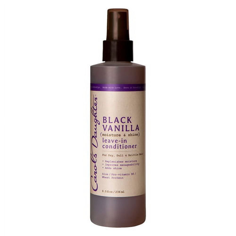 Black Vanilla Moisture And Shine Leave In Conditioner Carols Daughter, 8.0 Oz, 3 Pack