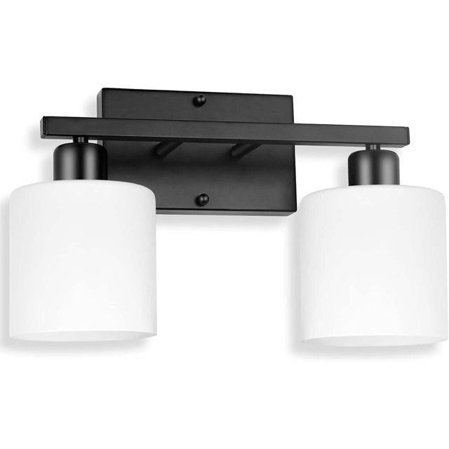 Black Vanity Lights for Bathroom, AntiRust 4Light Bathroom Light