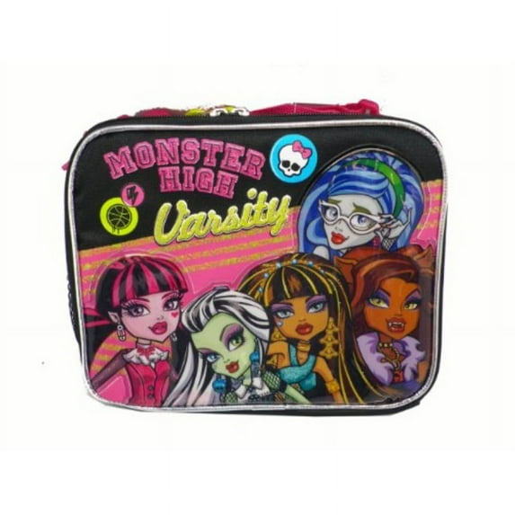 Black Varsity Monster High Lunch Bag - Monster High Lunch Box