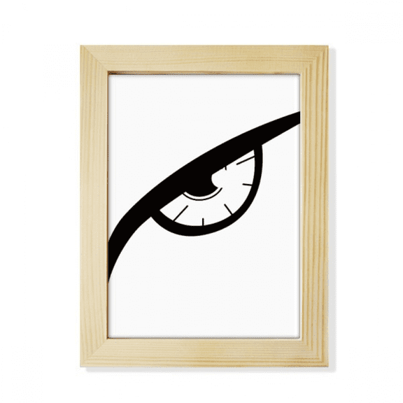 Black Vector Eye Decoration Pattern Desktop Adorn Photo Frame Display Art Painting Wooden