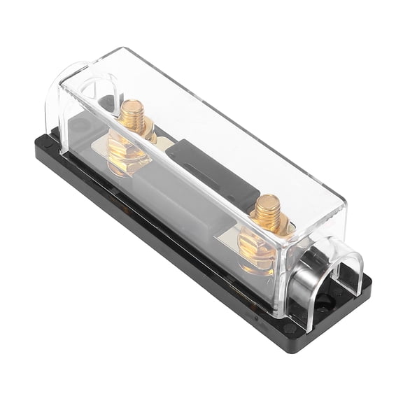 Black Vehicle 100 Amp ANL Fuse with In-Line Holder Electrical Protection Fusible
