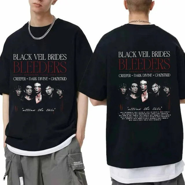Black Veil Brides 2024 Tour Shirt Black Veil Brides Band Fan Shirt