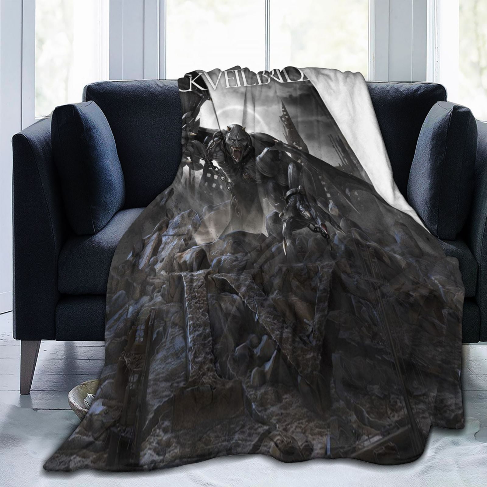 Black Veil Brides Ultra Soft Throw Blanket Extra Large Super Soft And Warm Blankets For Couch Sofa And Bed Cozy Fuzzy And Lightweight 40 X30 Walmart