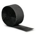 thumbnail image 1 of Black Velvet 81 ft Solid Crepe Streamer, Pack of 12, 1 of 6