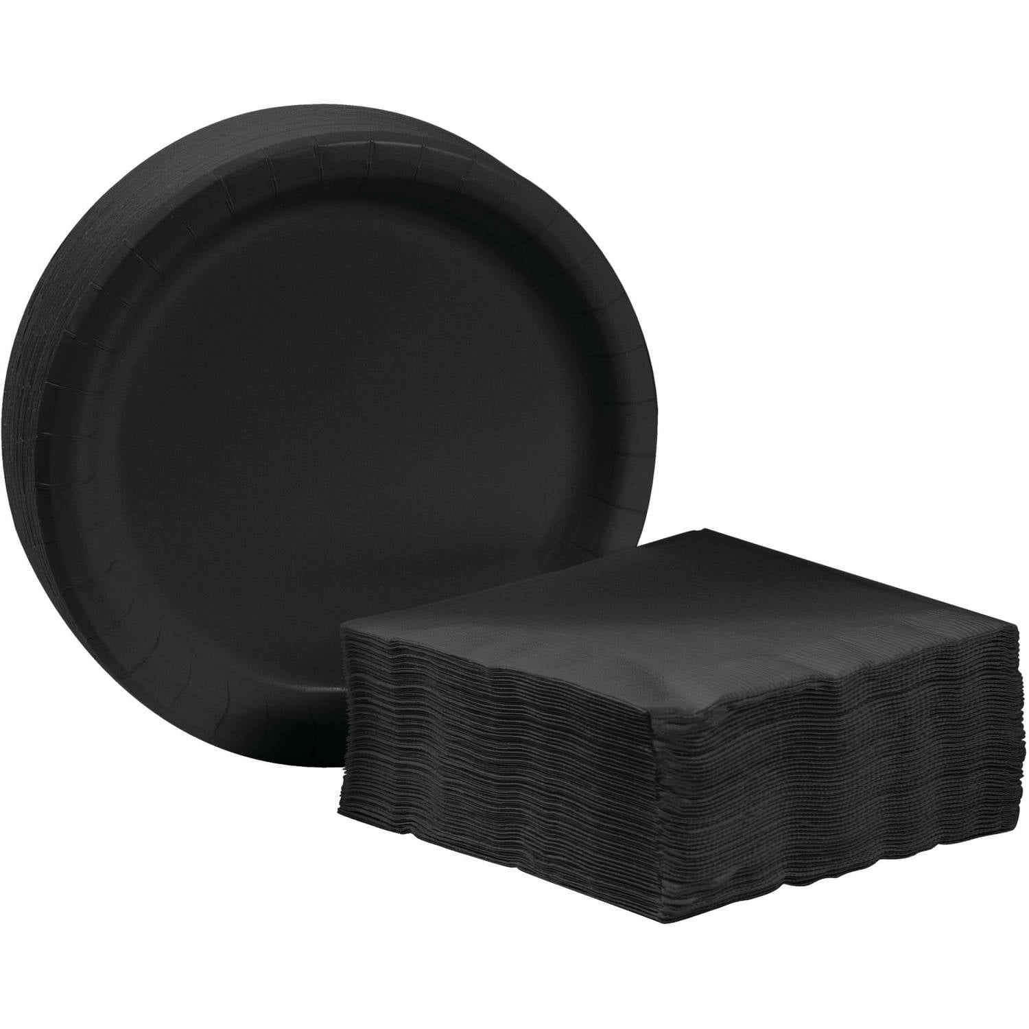 Black Velvet Basic Low Count Tableware Kit, for 48 guests