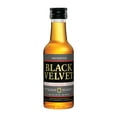 thumbnail image 1 of Black Velvet Canadian Whisky Aged 3 Years, 15 Pack 50 ml PET Bottles, 40% ABV, 1 of 8