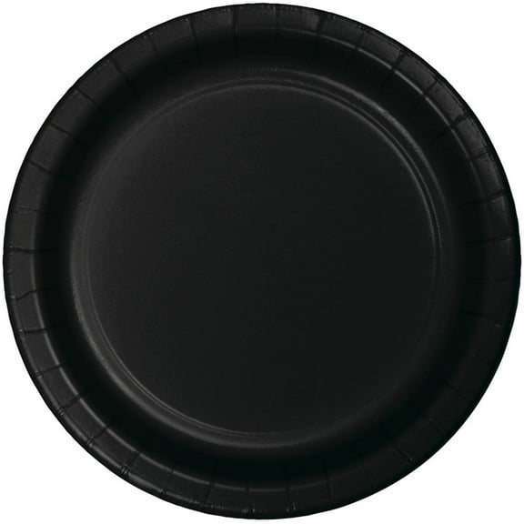 Black Velvet Dessert Plates, 8pk