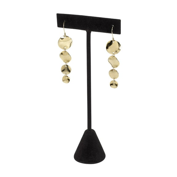 Black Velvet Earring T-Bar Display