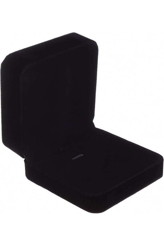 Black Velvet Necklace Pendant Gift Box Jewelry Box