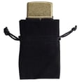 thumbnail image 1 of Black Velvet Pouch - 2.5 long x 2.25 wide, 1 of 1