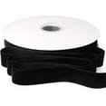 thumbnail image 1 of Black Velvet Ribbon 1 Inches Continuous 25 Yard Spool Black Christmas Ribbon for Gift Wrapping Crafts Home Decor, 1 of 4