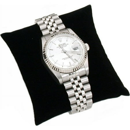 Black Velvet Watch Bracelet Pillow Jewelry Display