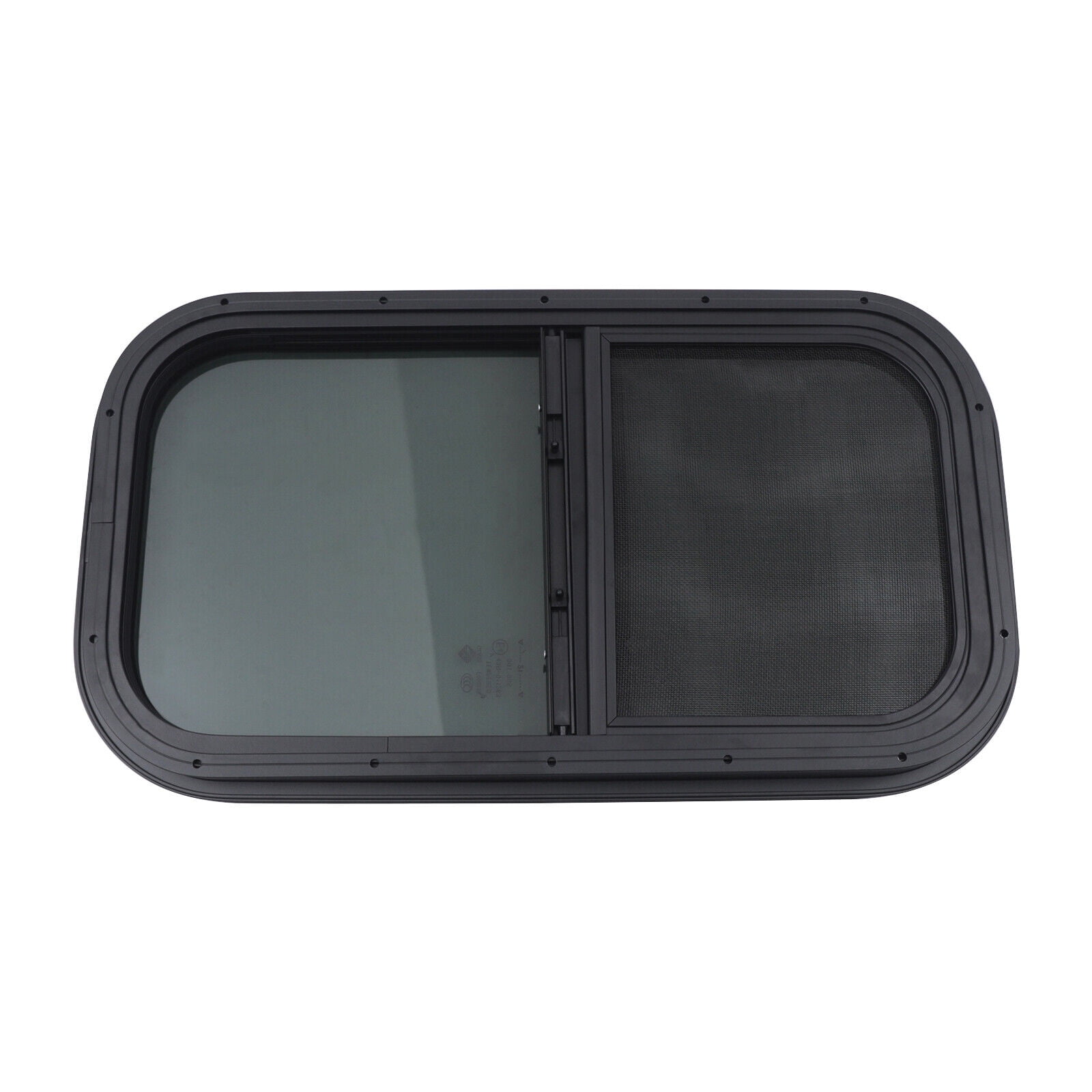 Black Vertical RV Window,20% Transmittance ,Tempered Glass,Aluminum ...