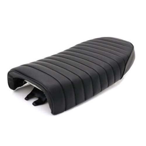 Black Vintage Retro Cafe Racer Seat For Honda Kawasaki Suzuki Yamaha BMW Custom