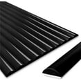 Black Vinyl Peel and Stick Tile Trims Countertop Edge Trim Backsplash