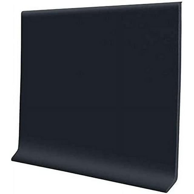 Black Vinyl Wall Base 4 inch X 20 ft Wall Base Trim with Super Strong