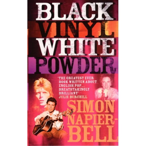 Black Vinyl White Powder