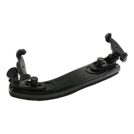 Black Violin Shoulder Rest Support, Fiddle Shoulder Rest for Size 1/2, 1/4, 1/8 Fiddle Violin - Black, 1-2